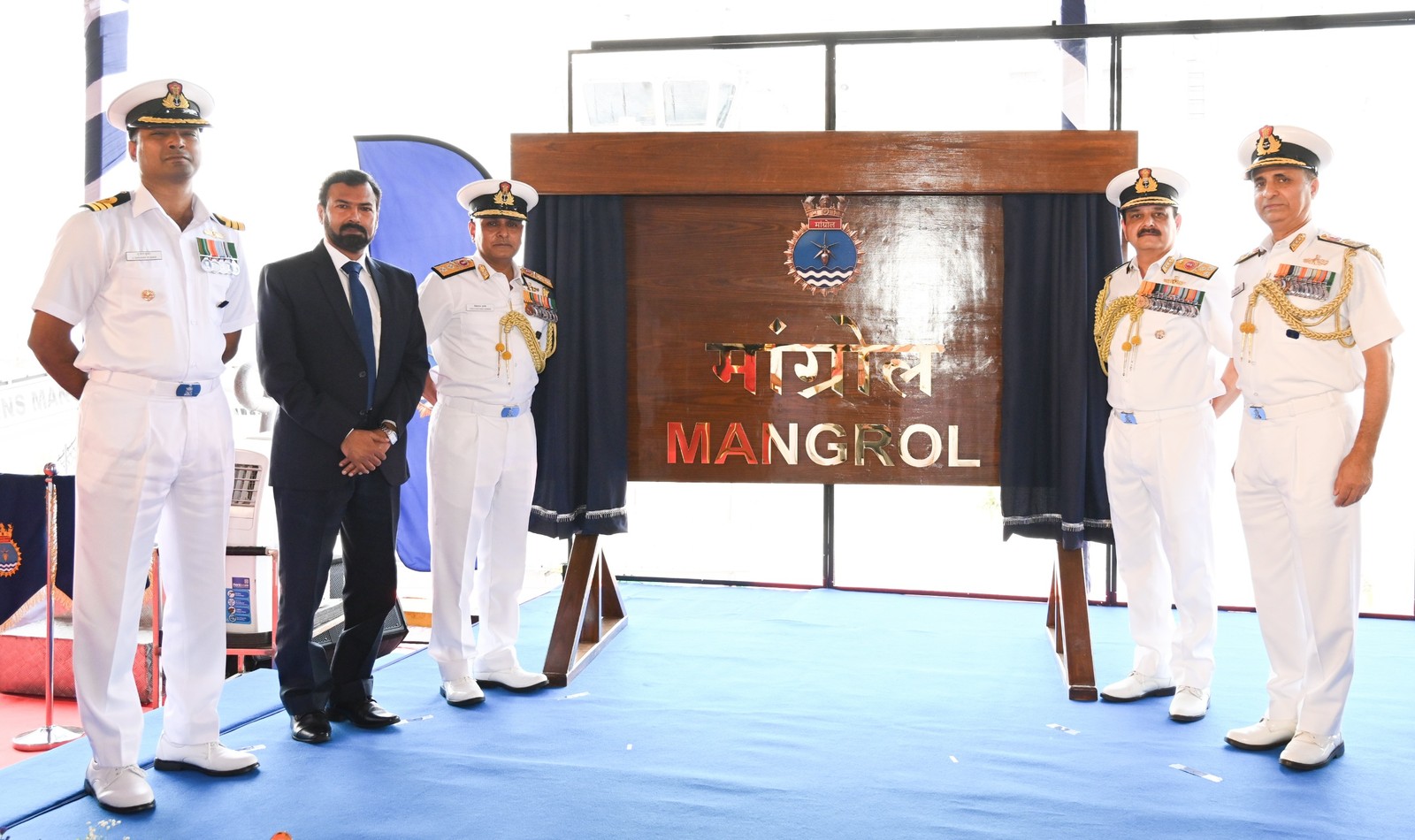 INS Mangrol Commissioning Turns Shallow-Water Defence Into A Shipbuilding Signal